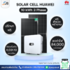 ชุดโซลาร์รูฟท็อป Solar Cell Huawei 10 kWh 3 Phase  พร้อมบริการติดตั้ง โดย  JPS SOLAR