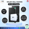 ชุดโซลาร์รูฟท็อป Solar Cell Huawei 15 kWh 3 Phase  พร้อมบริการติดตั้ง โดย  JPS SOLAR